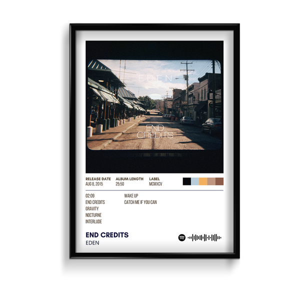 End credits by Eden Music Album Poster