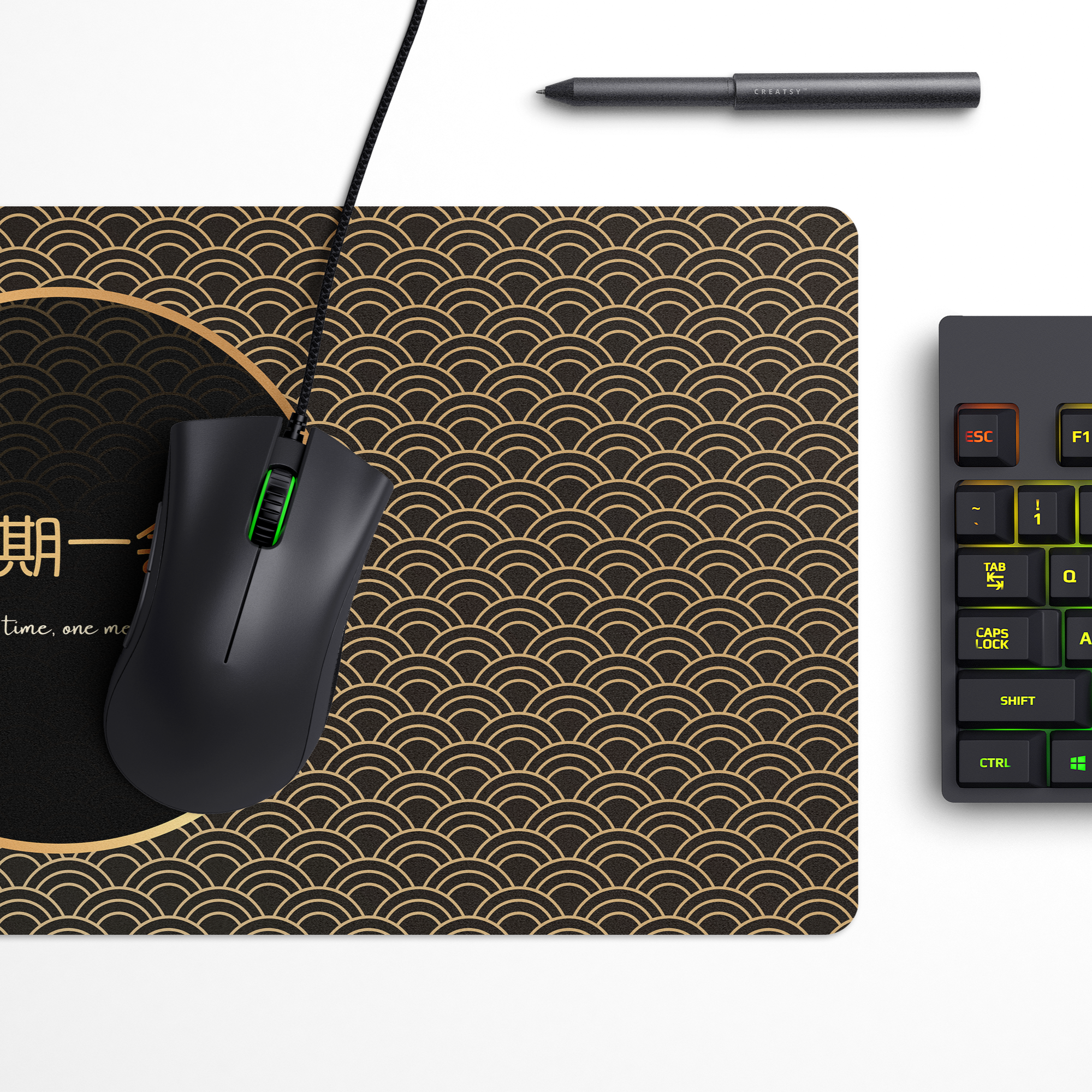 Ichigo Ichie (一期一会) Pattern Desk Mat | Desk Pad | Mouse Pad