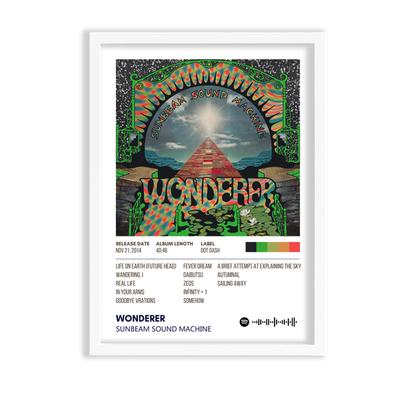 Wonderer by Sun beam sound machine Music Album Poster