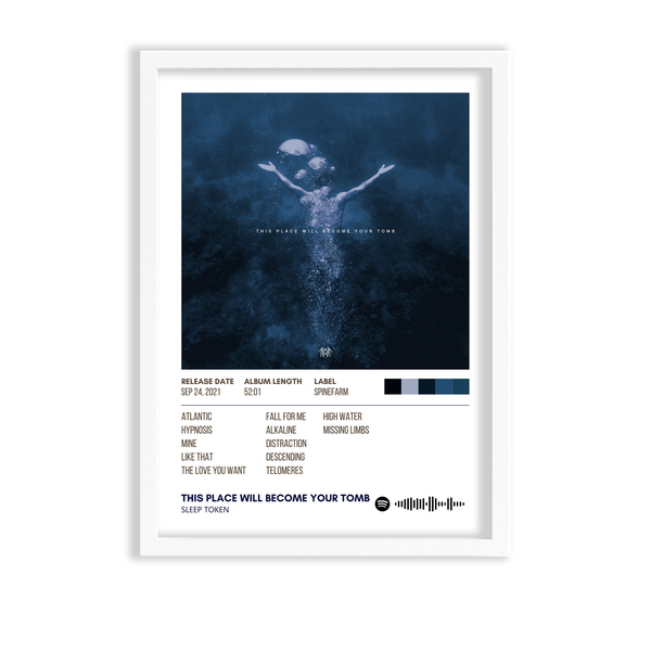 This place will become your tomb by Sleep Token Music Album Poster
