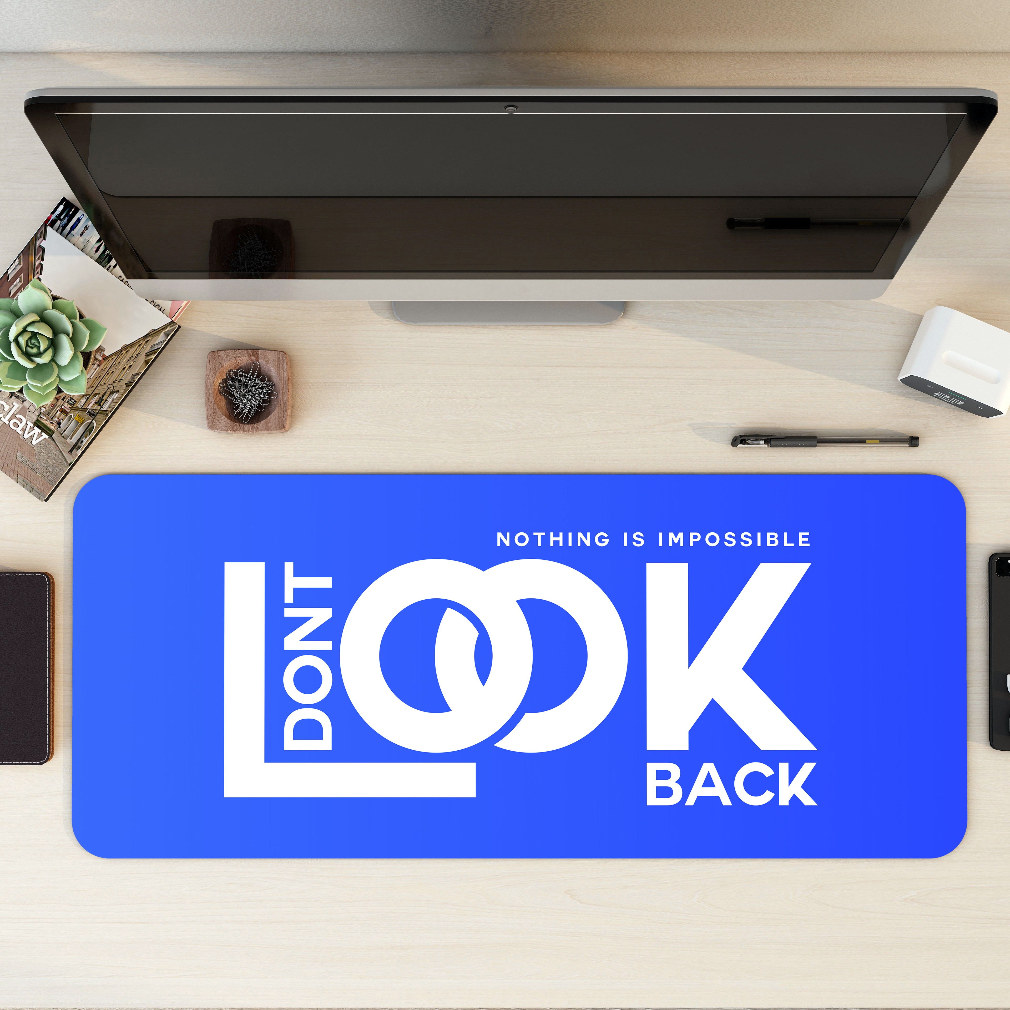 Don’t Look Back Desk Mat | Desk Pad | Mouse Pad