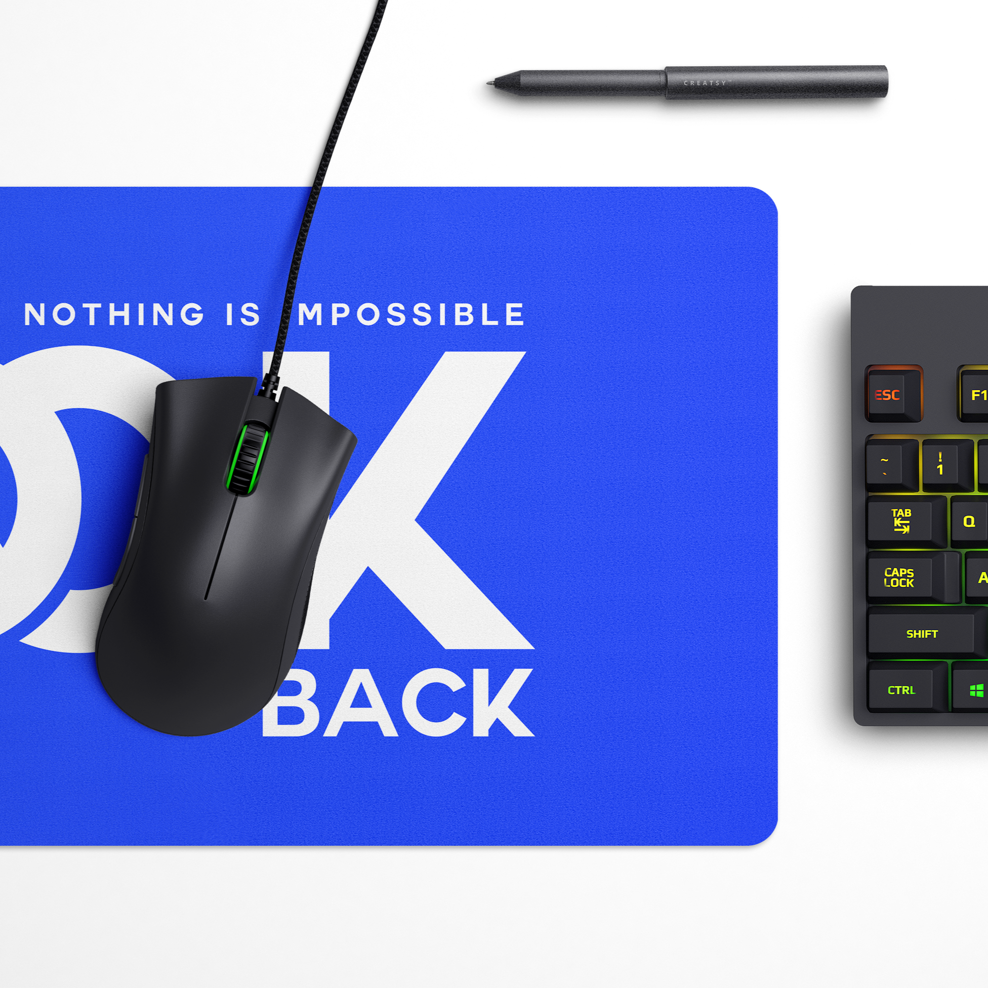 Don’t Look Back Desk Mat | Desk Pad | Mouse Pad