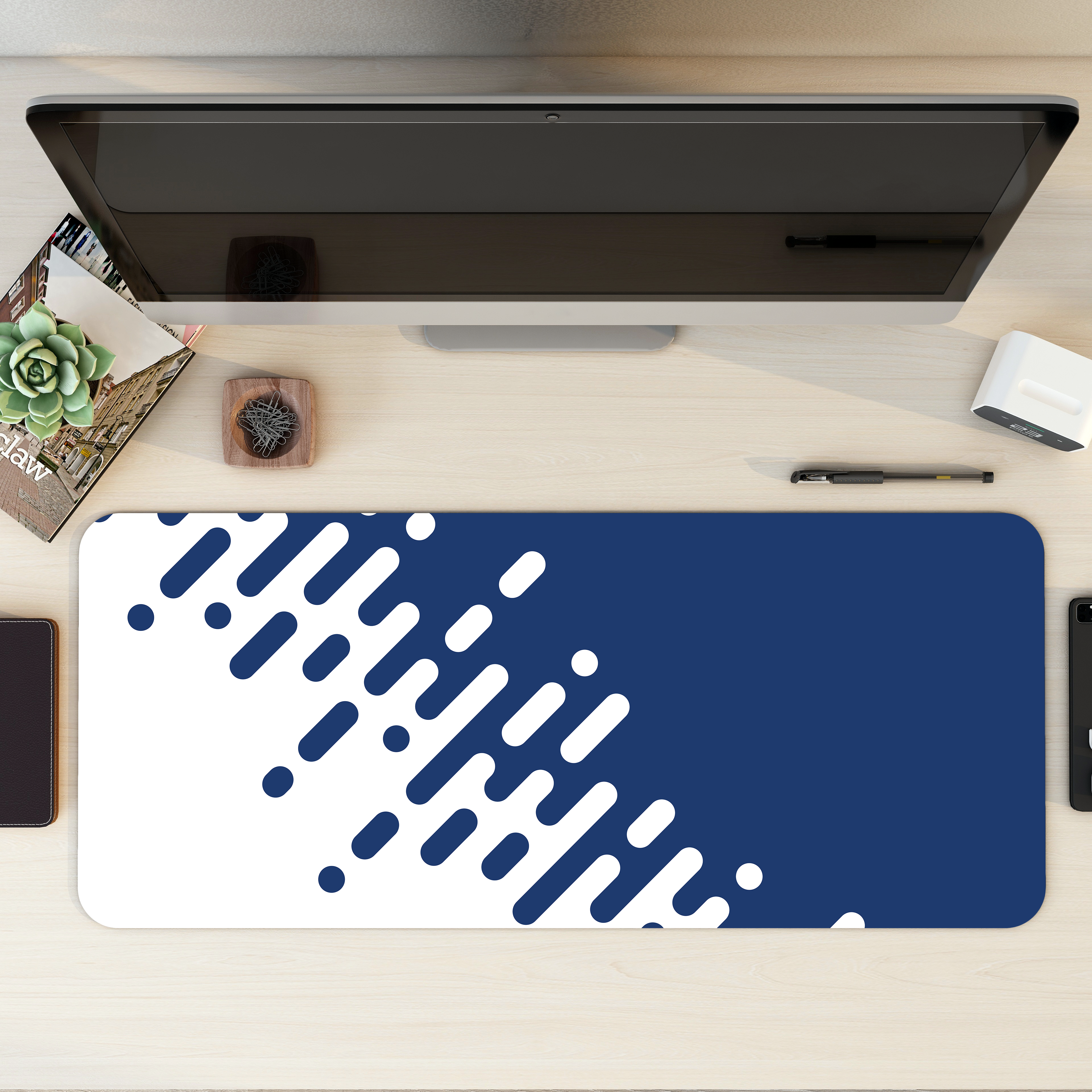 Morse Drift Desk Mat | Desk Pad | Mouse Pad