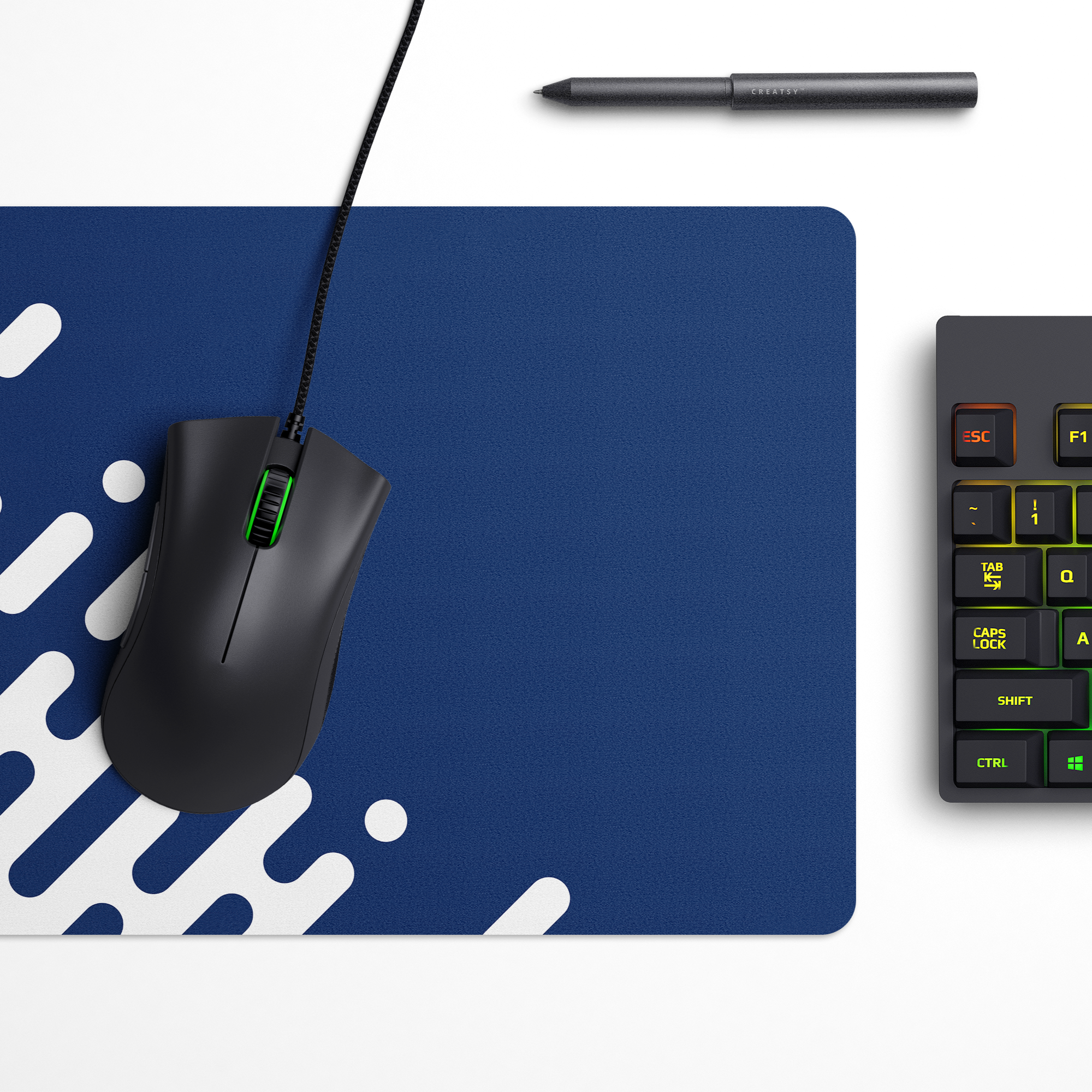 Morse Drift Desk Mat | Desk Pad | Mouse Pad