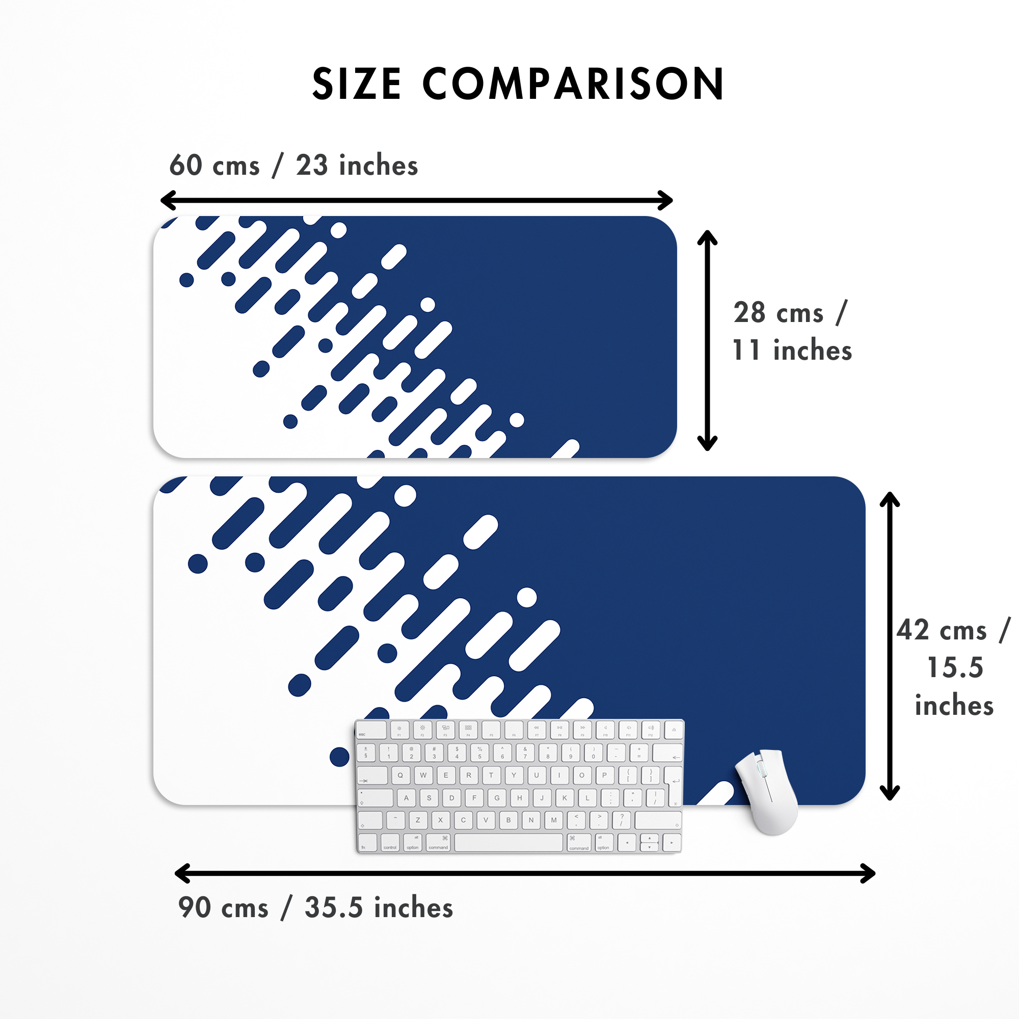 Morse Drift Desk Mat | Desk Pad | Mouse Pad