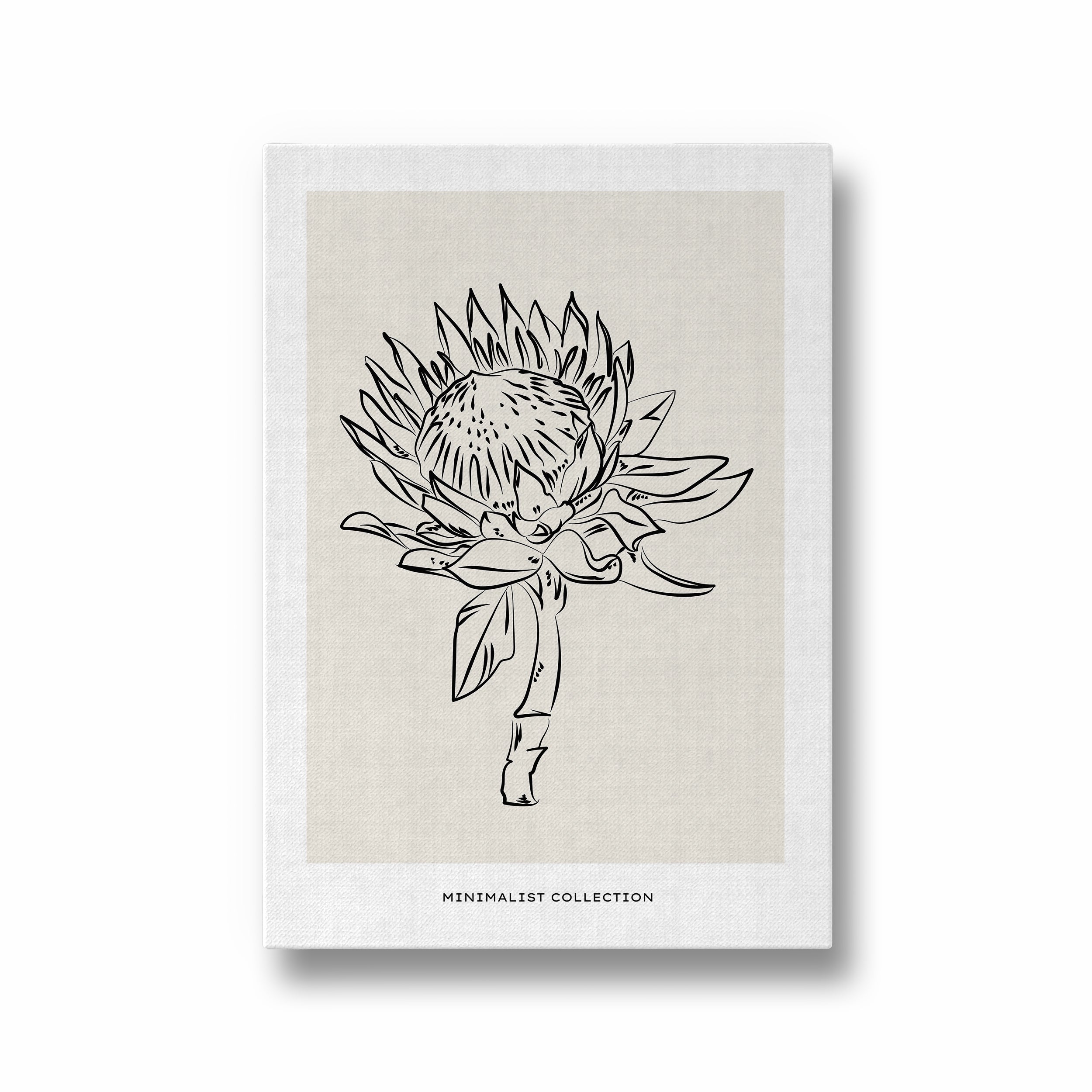 Sunflower Modern Line Wall Art