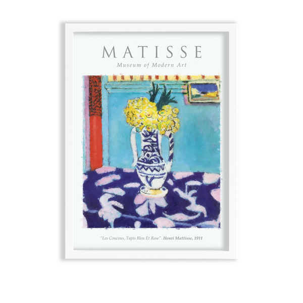 Les Coucous, Tapis Bleu Et Rose Modern Wall Art