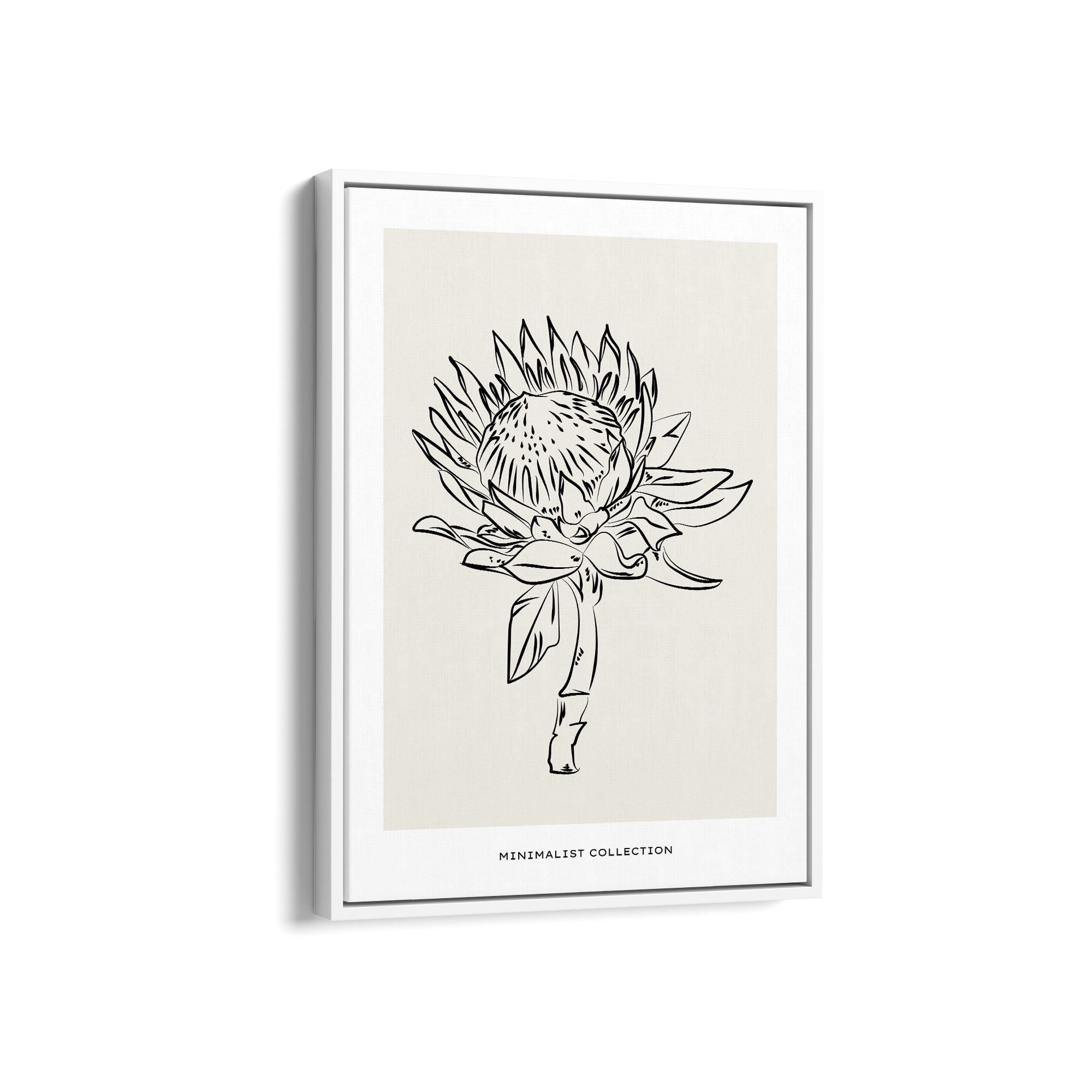 Sunflower Modern Line Wall Art