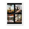 Custom Retro Film Reel Style Wall Art