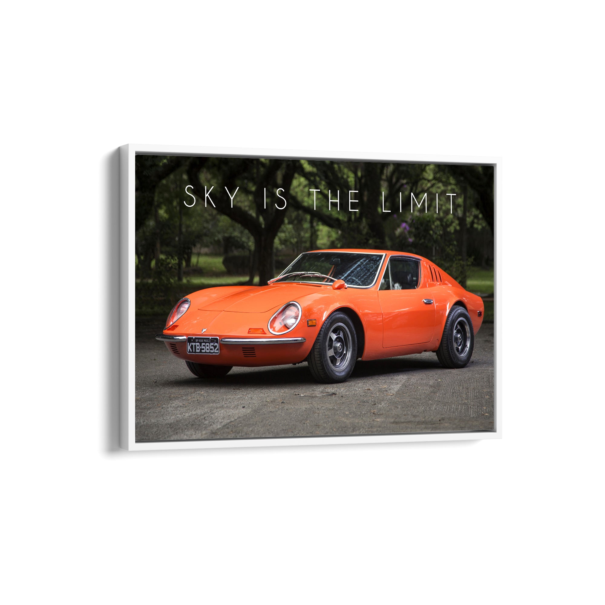 Sky is the limit - Puma GT Car Wall Poster