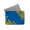 Geometric Pattern Blue Laptop Sleeve (Macbook, HP, Lenovo, Asus, Others)