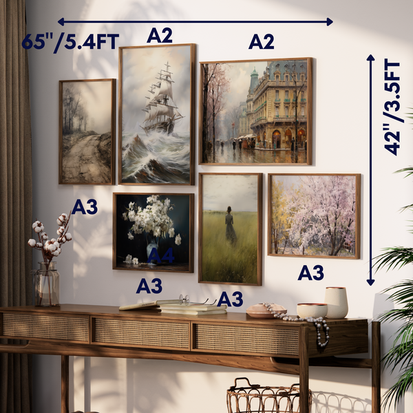 Set of 6 Mix-Modern Wall Art