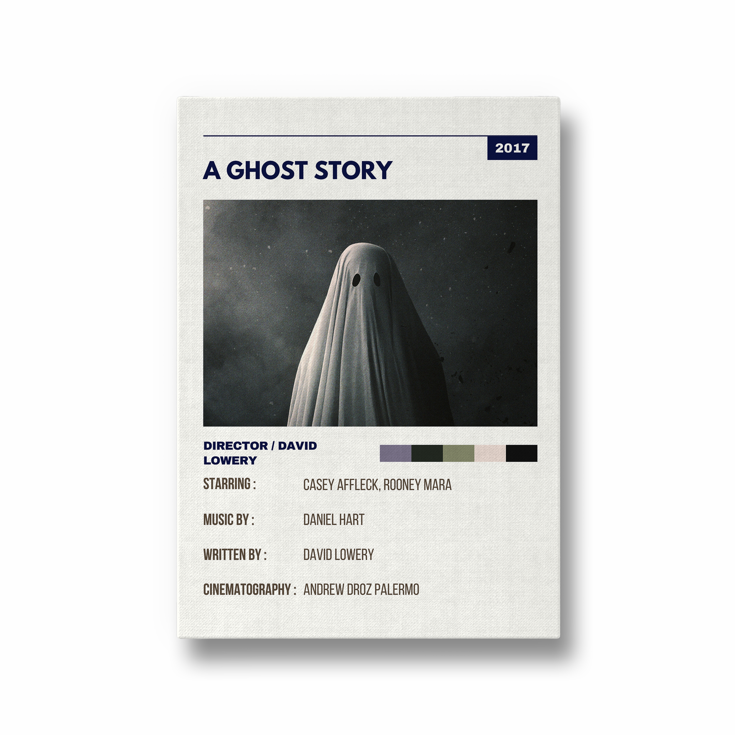 A Ghost story Retro Wall Art