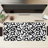 Calligraphy Chaos Desk Mat | Desk Pad | Mouse Pad