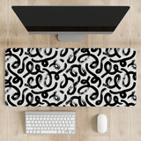 Calligraphy Chaos Desk Mat | Desk Pad | Mouse Pad