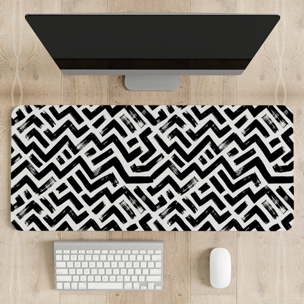 Rugged Zigzag Desk Mat | Desk Pad | Mouse Pad