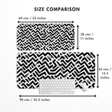 Rugged Zigzag Desk Mat | Desk Pad | Mouse Pad