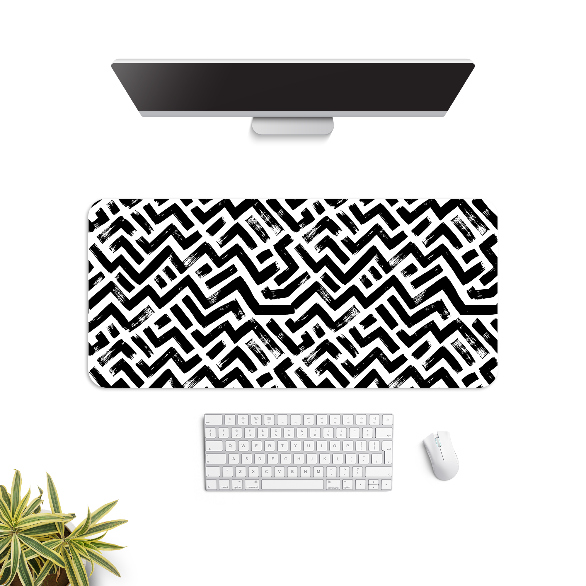 Rugged Zigzag Desk Mat | Desk Pad | Mouse Pad