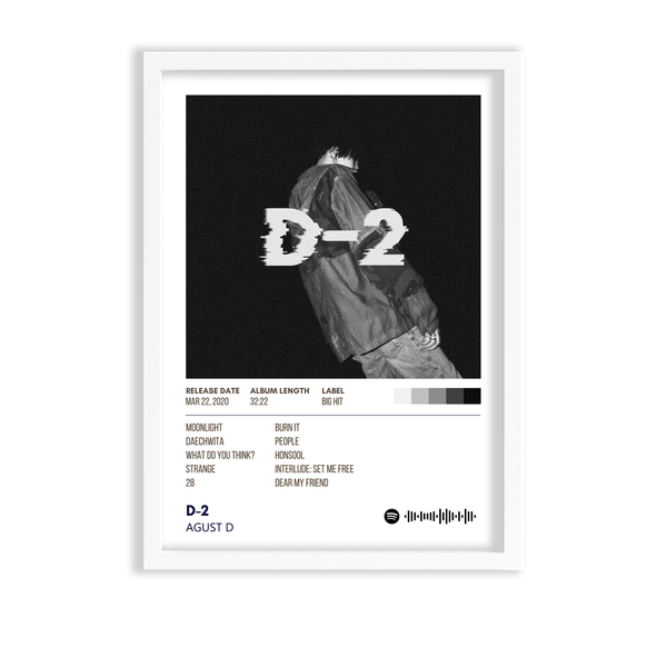 D-2 by Agust D Music Album Poster