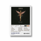 In Utero 2013 Mix by Nirvana Music Album Poster