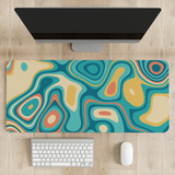 Sunset Topography Desk Mat | Desk Pad | Mouse Pad