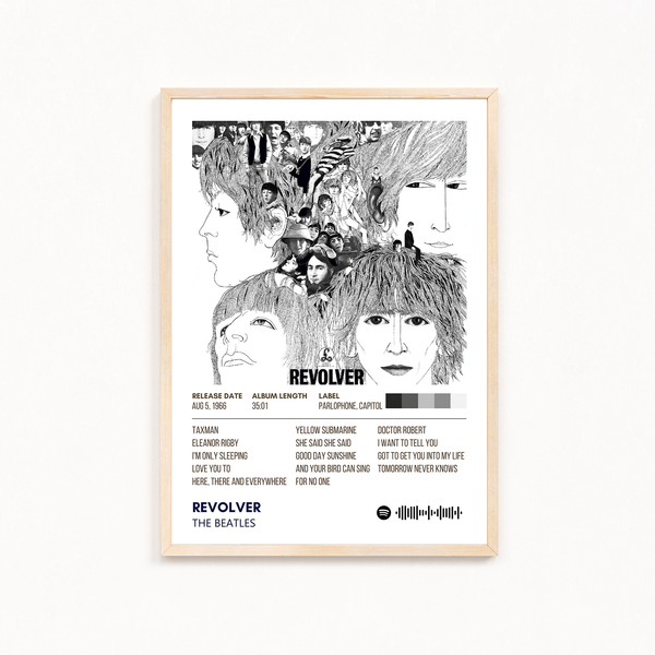 Revolver by The Beatles Music Album Poster