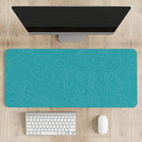 Tide Topography Desk Mat | Desk Pad | Mouse Pad