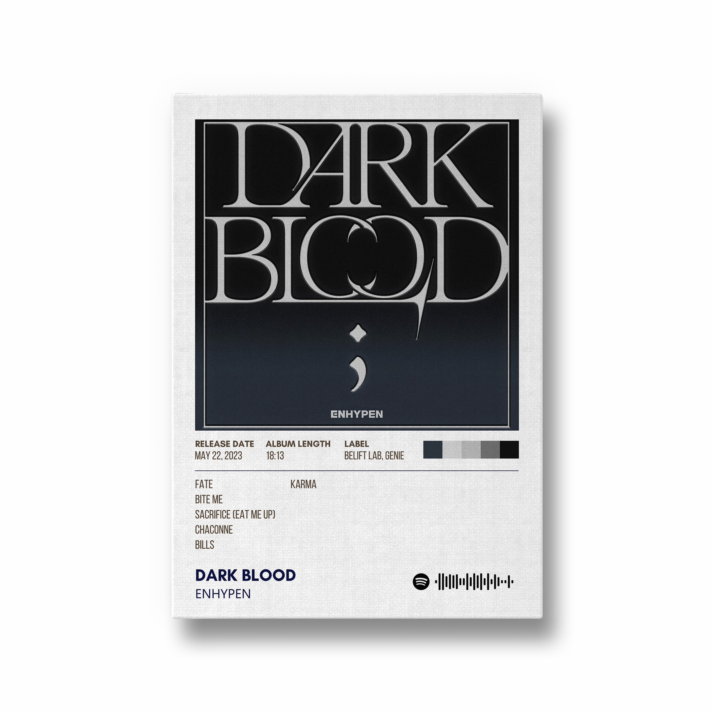 Dark Blood by Enhypen Music Album Poster