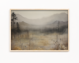 Misty Mountains Solace Wall Art