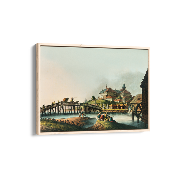 Palace at Bucharest (1810) illustrated by Luigi Mayer