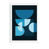 Dynamic Fall Abstract Geometric Modern Wall Art