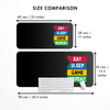 Eat Sleep Game Repeat Desk Mat | Desk Pad | Mouse Pad