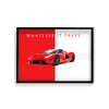 Whatever it takes - La Ferrari Super Car Wall Poster