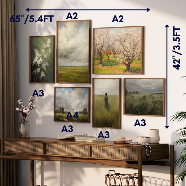 Set of 6 Mix-Modern Wall Art