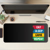 Eat Sleep Game Repeat Desk Mat | Desk Pad | Mouse Pad
