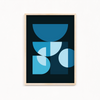 Dynamic Fall Abstract Geometric Modern Wall Art