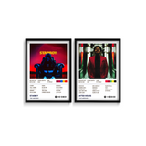 Starboy & After Hours Set of 2 The Weekend Album Posters