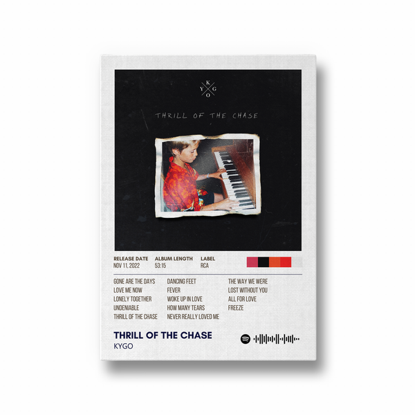 Thrill of the chase by Kygo Music Album Poster