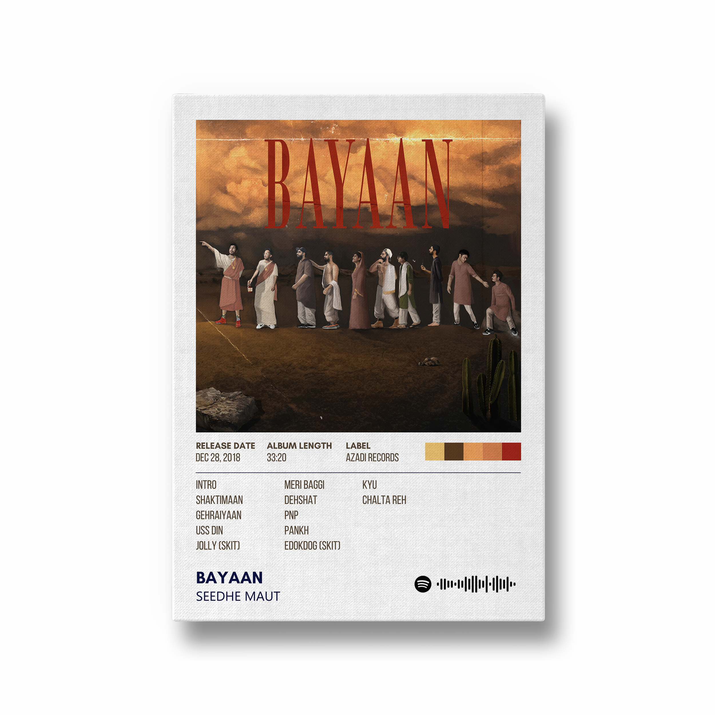 Bayaan by Seedhe Maut Music Album Poster