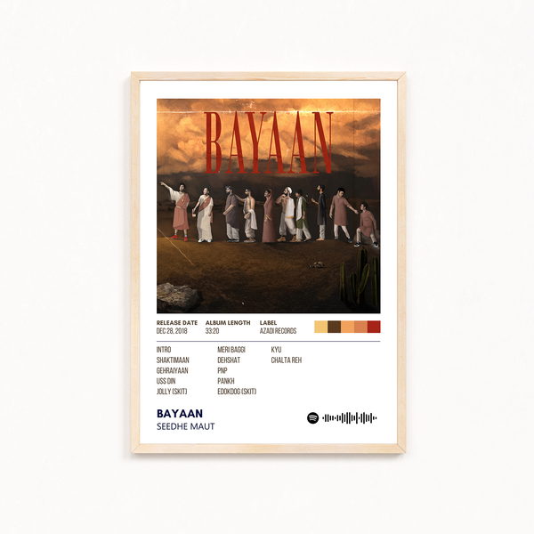 Bayaan by Seedhe Maut Music Album Poster