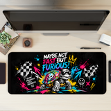 Slow but Furious Desk Mat | Desk Pad | Mouse Pad