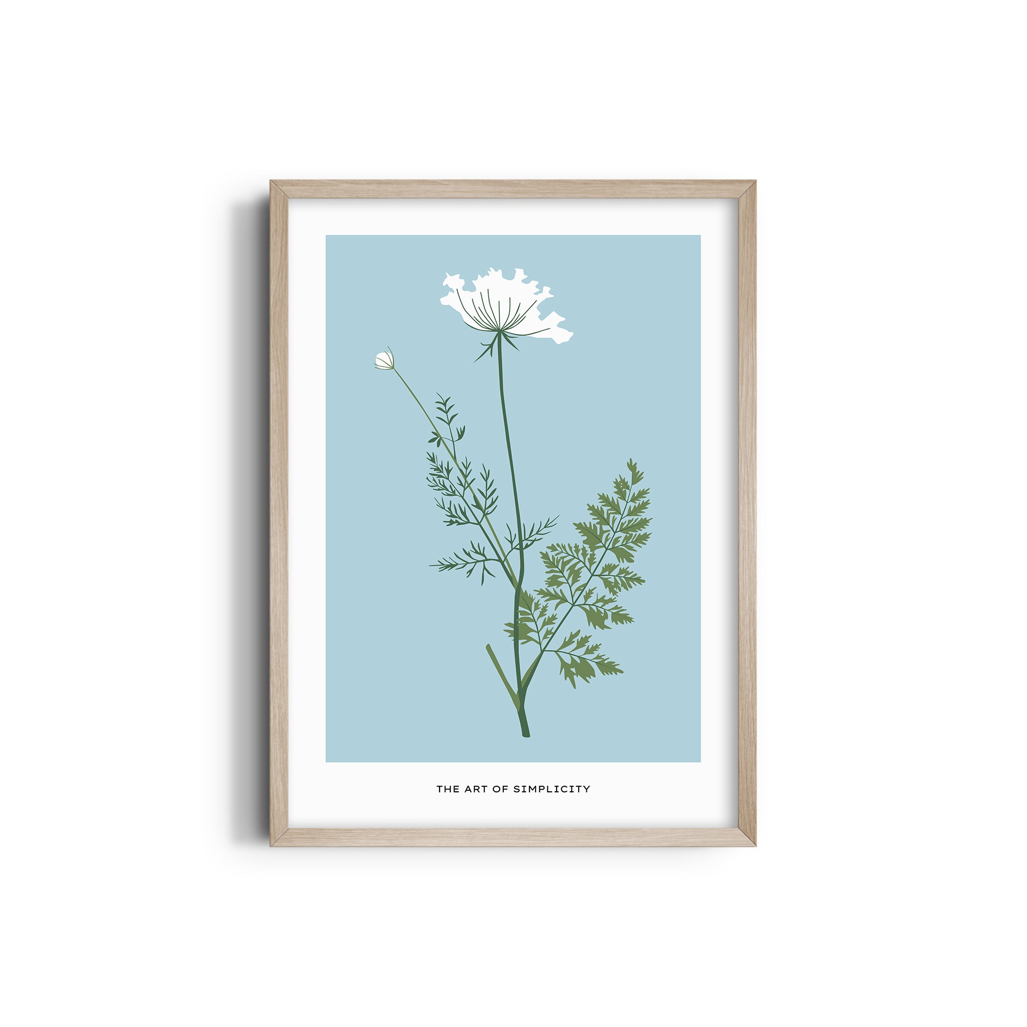 Foliage & Frames, Lily Botanical Modern Wall Art