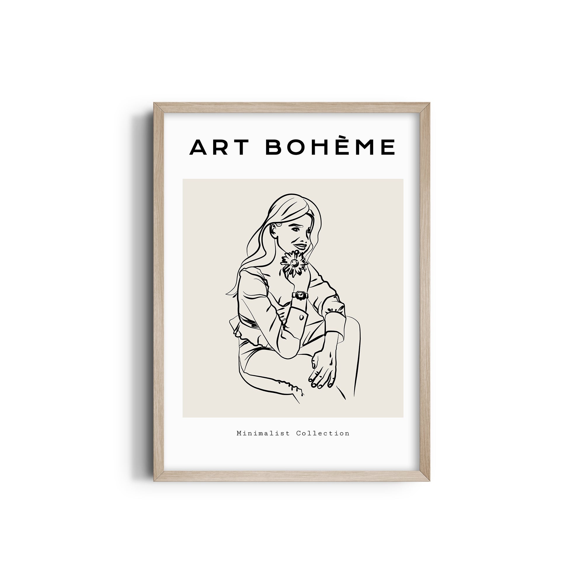 Thoughts Modern Line Wall Art