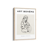 Thoughts Modern Line Wall Art