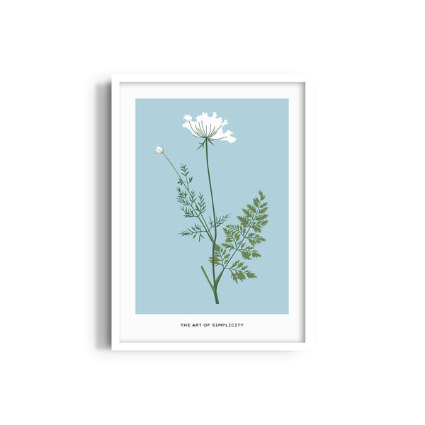 Foliage & Frames, Lily Botanical Modern Wall Art