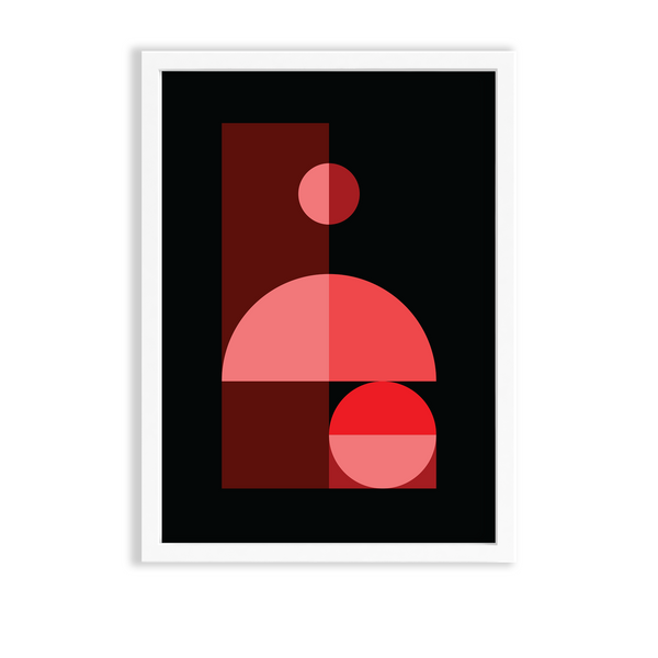 Defiant Girlfriend Abstract Geometric Modern Wall Art