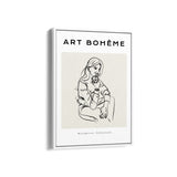 Thoughts Modern Line Wall Art