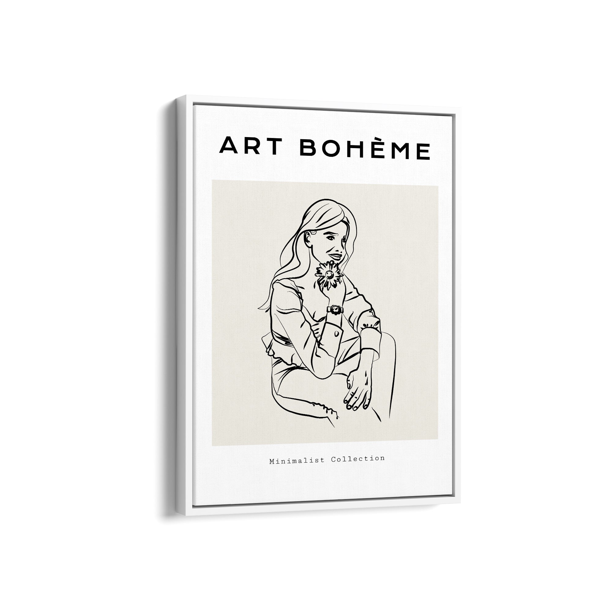 Thoughts Modern Line Wall Art