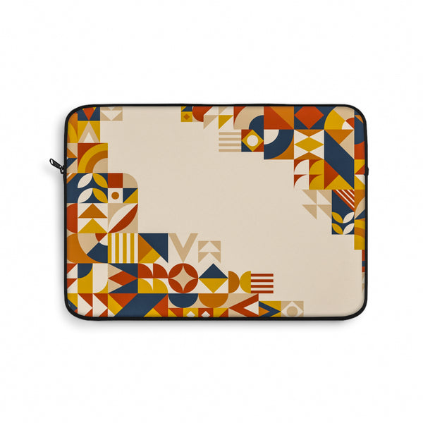 Geometric Pattern Light Laptop Sleeve (Macbook, HP, Lenovo, Asus, Others)