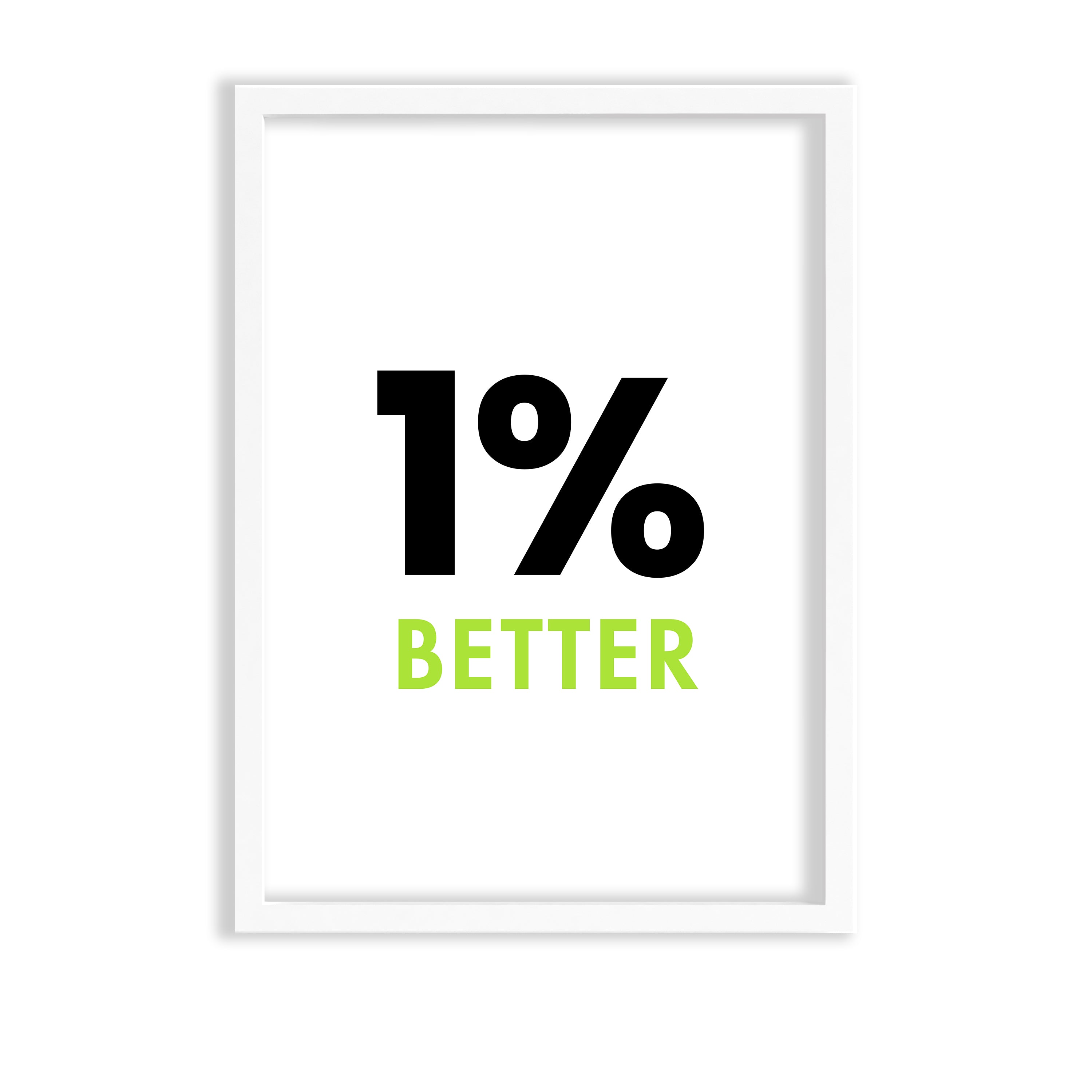1% better Poster